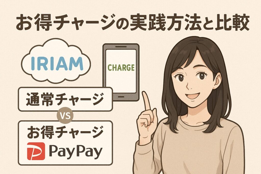 お得チャージの実践方法と比較