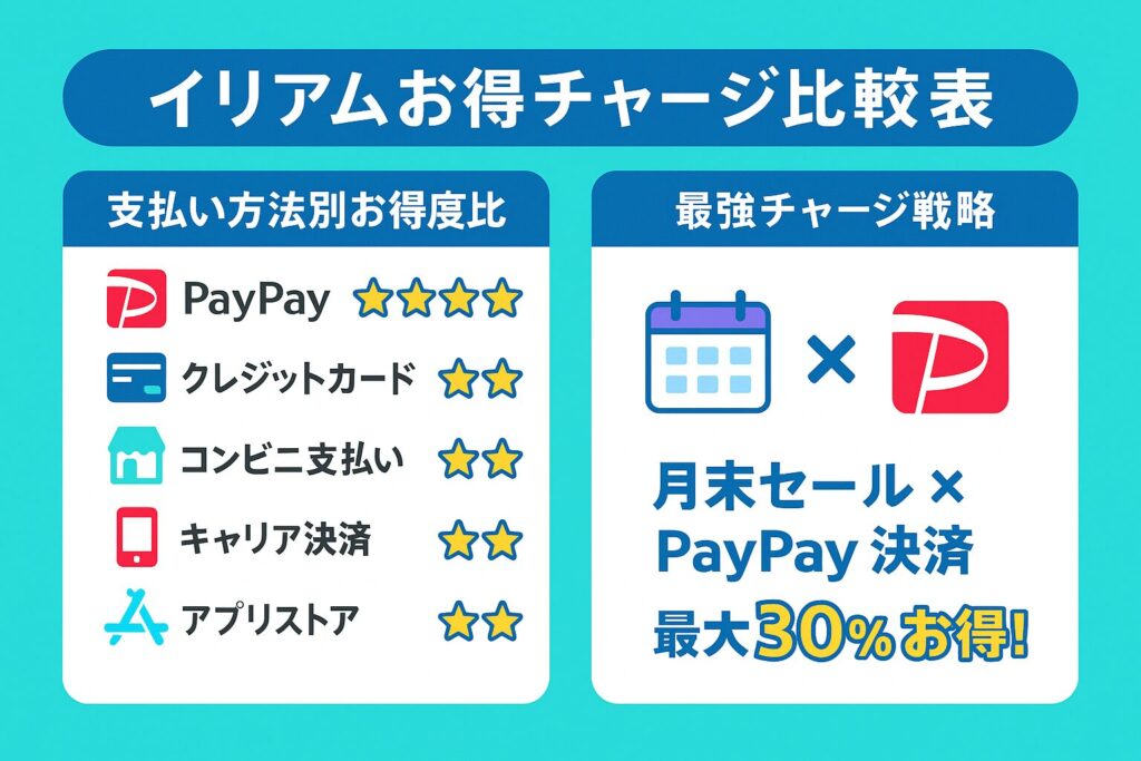 お得チャージ イリアム