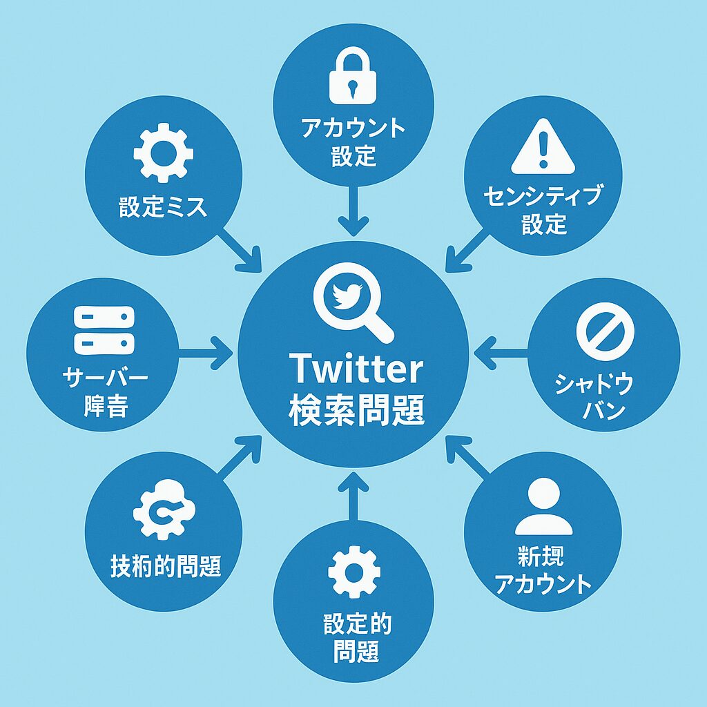 Twitter検索で投稿が表示されない7つの原因