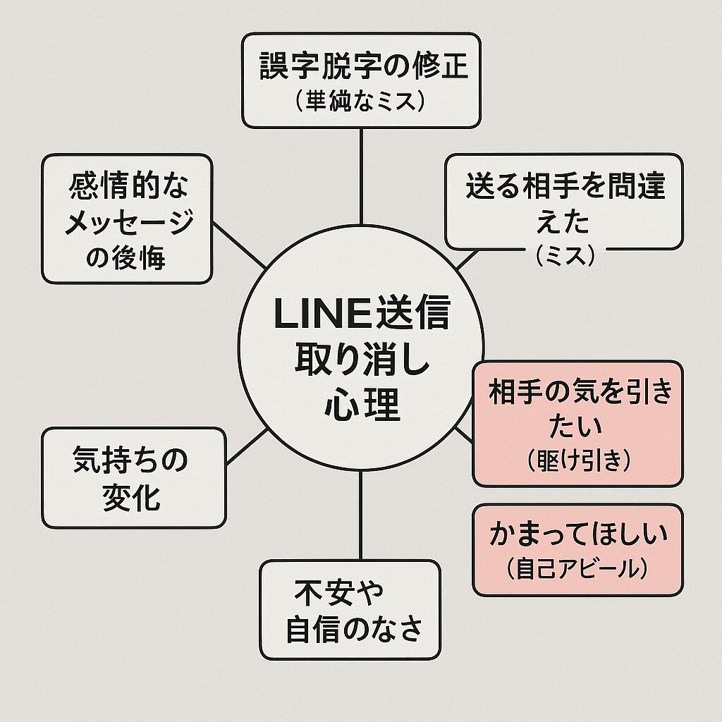 line送信取り消し心理