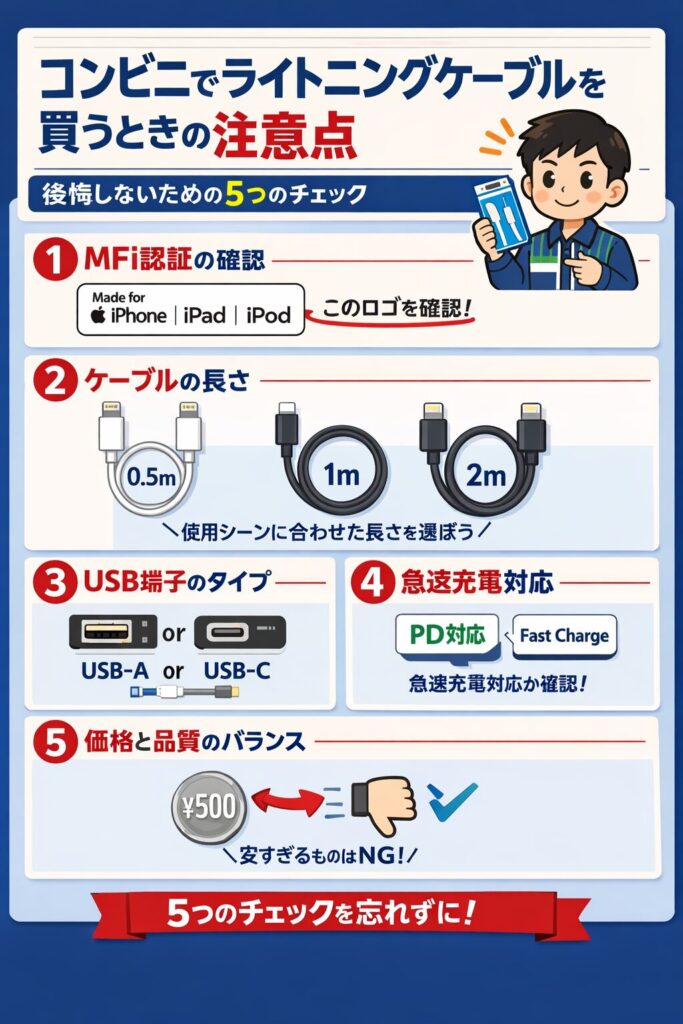 コンビニで買うときの注意点