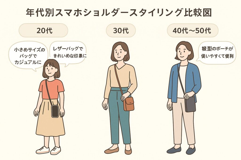 スマホショルダー おばさん