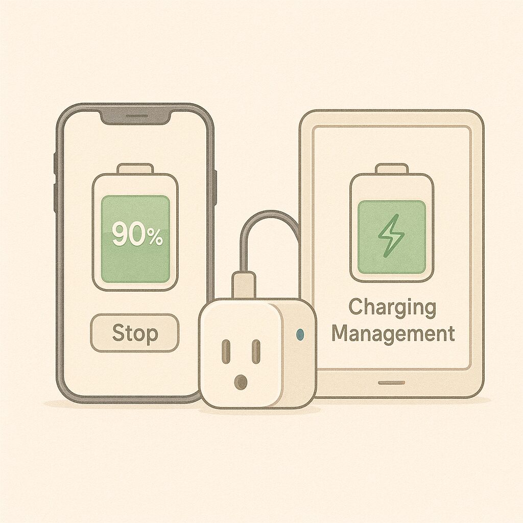 アプリとスマートデバイスを活用した充電管理