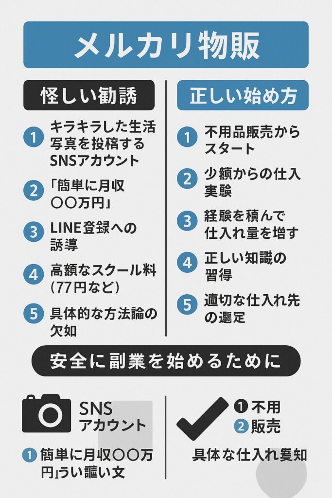 メルカリ物販怪しい