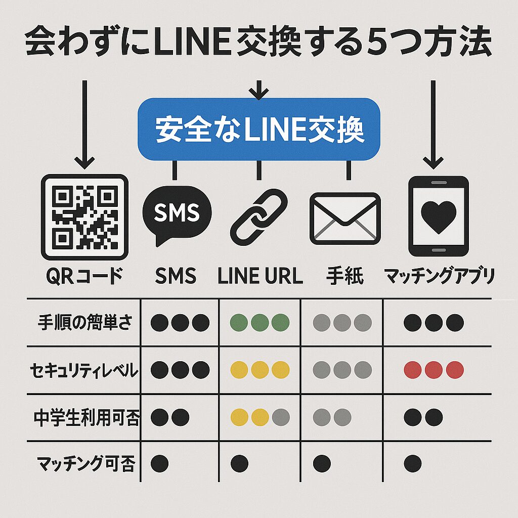 会わずにline交換