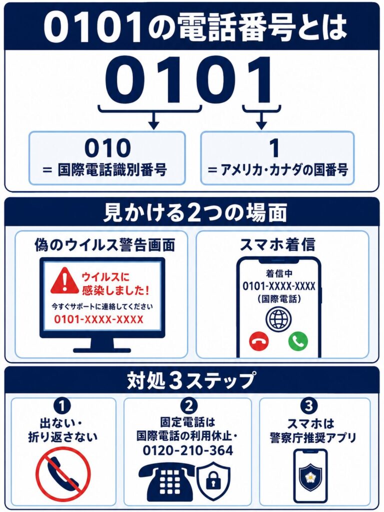 0101電話番号の説明
