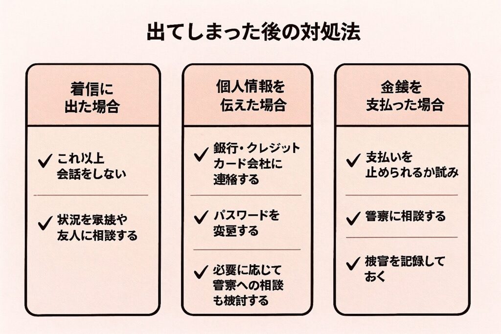 ケース別対処フローチャート