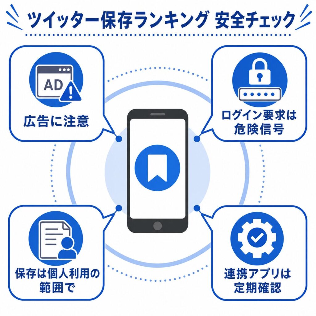 ツイッター保存ランキング安全チェック
