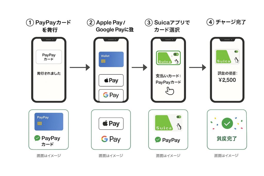 iPhone（Apple PayのSuica）での最短ルート