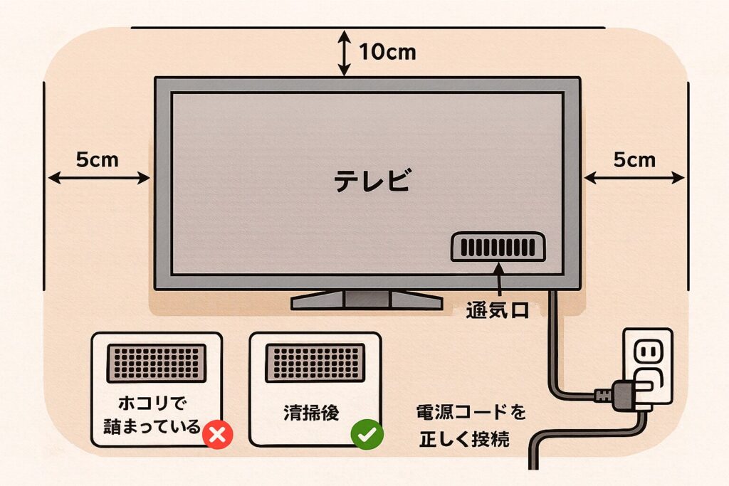 ホコリ・熱・設置環境による影響
