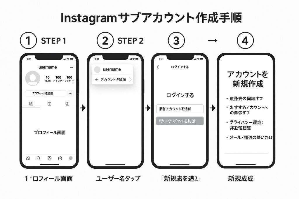 安全なサブアカウント作成手順2
