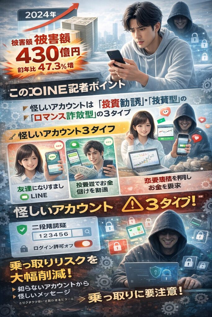 LINE詐欺とセキュリティ対策