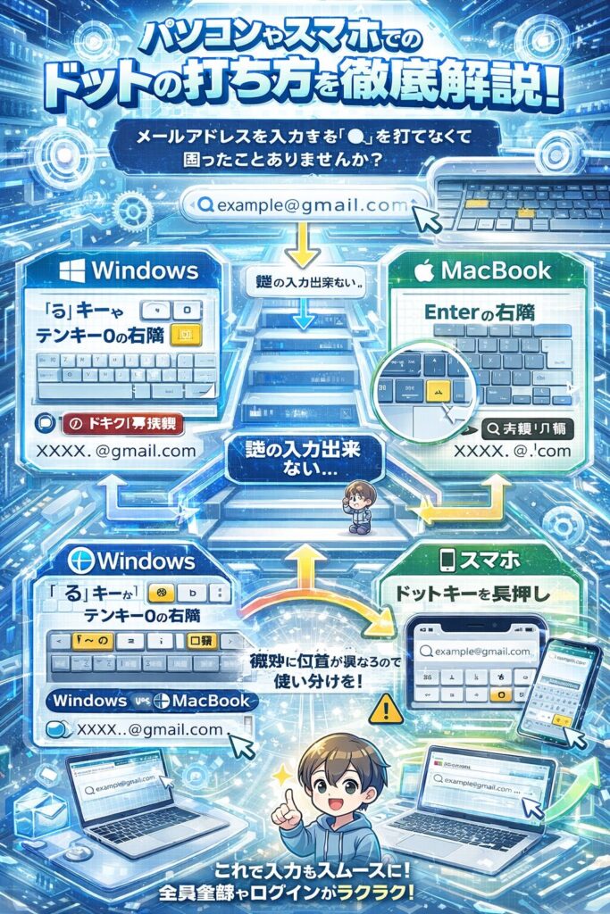 どのデバイスでもスムーズにドットが打てるようになる方法