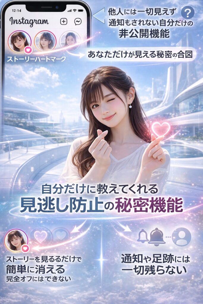 ストーリーハートマークの意味から消し方、足跡との関係、異性からの反応の読み解き方