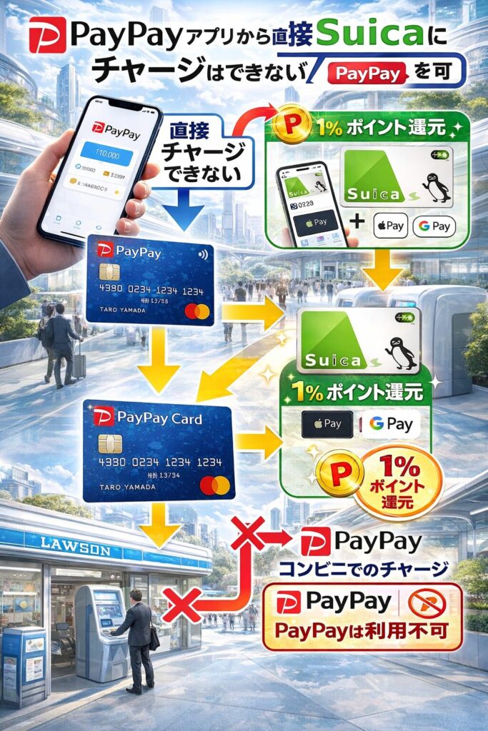 PayPayとSuicaの関係