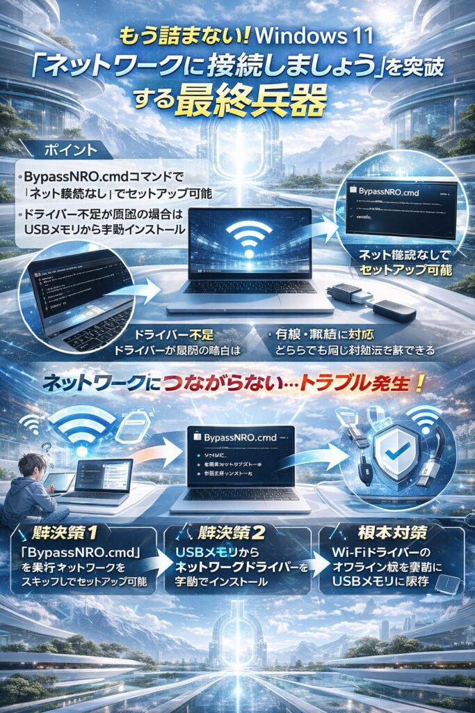 Windows 11 Home版では特にネット接続が強制される