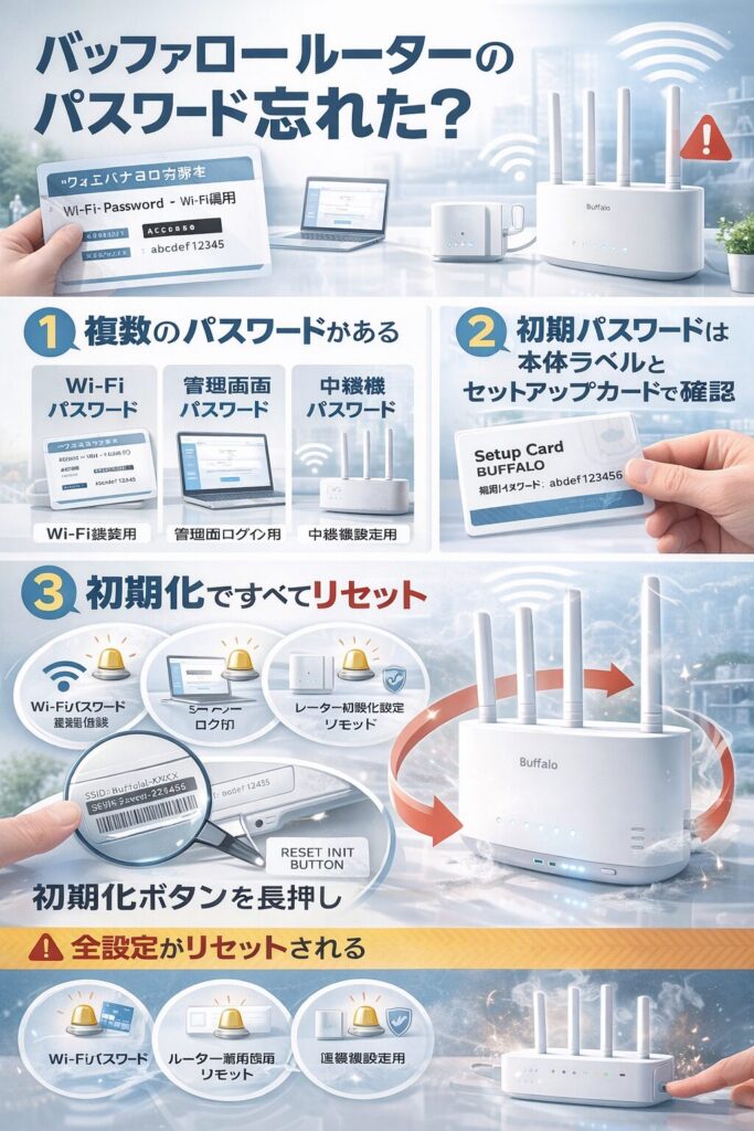 パスワードの種類から確認方法、そしてパスワードを忘れた場合の解決策まで