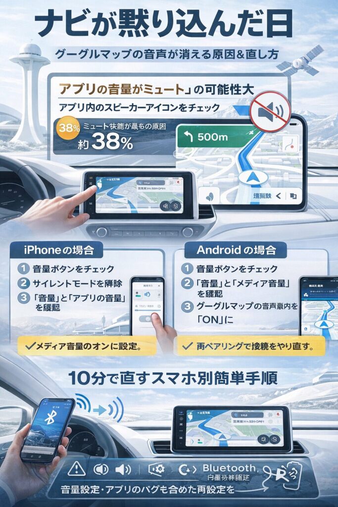 ナビ音声のトラブル解決ガイド