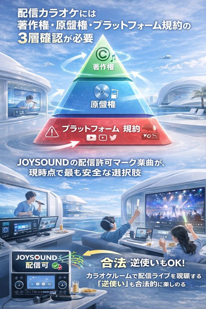 カラオケ配信の法的考慮事項