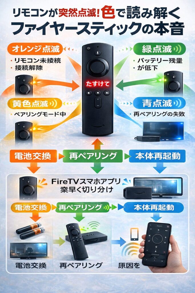 リモコン点滅の診断ガイド