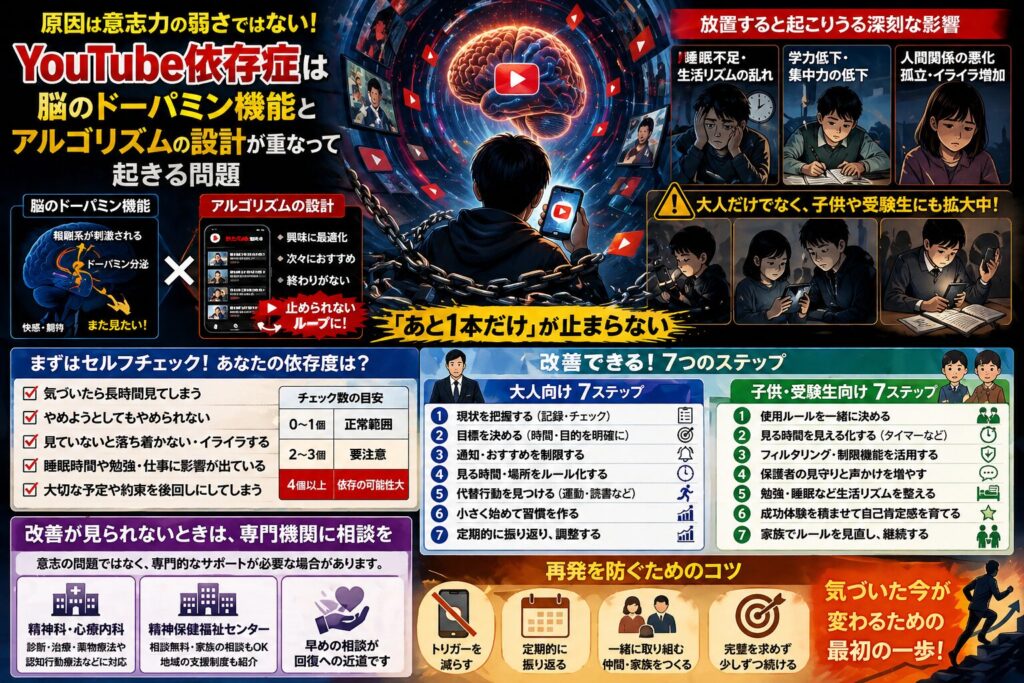 YouTube依存症の解説と対策