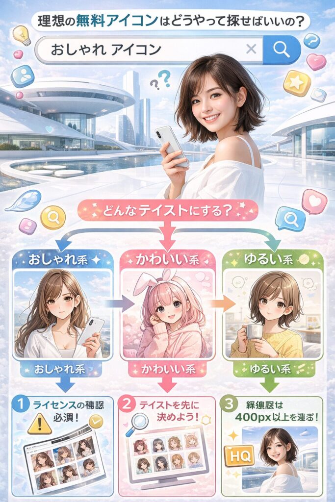 無料アイコンの探し方ガイド